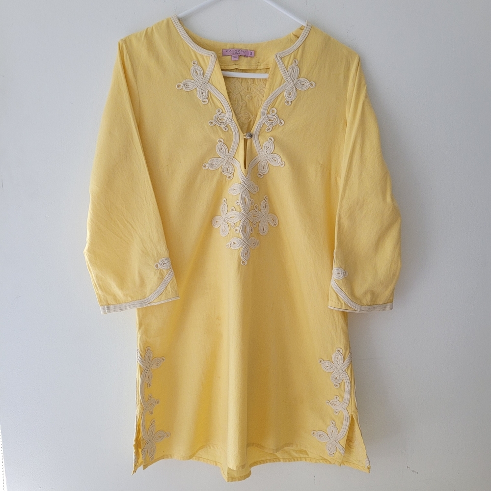 Calypso Yellow Tunic size small